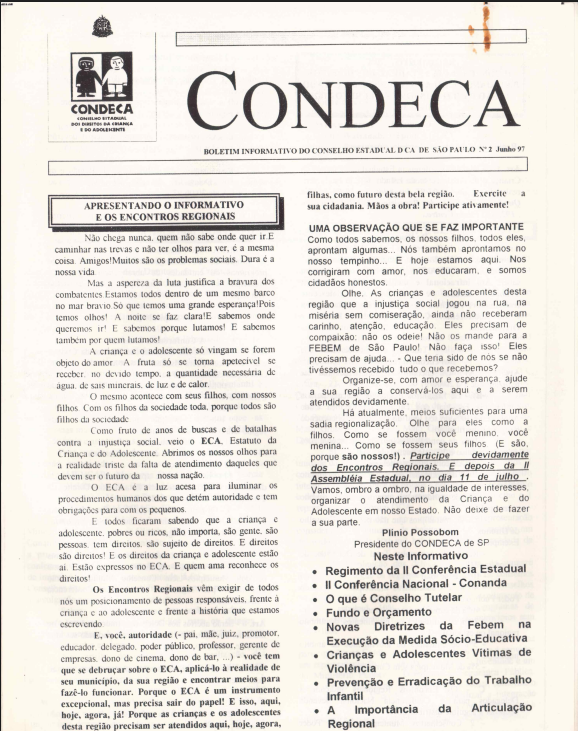 Documento sobre Therezinha Helena