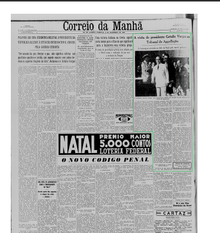 Mensagem digitalizada do acervo textual